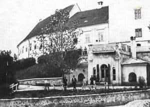 Vrazovo šetalište 1864. godine. Otvoreno 1841. godine. Današnje ime dobiva 1851. godine nakon smrti Stanka Vraza